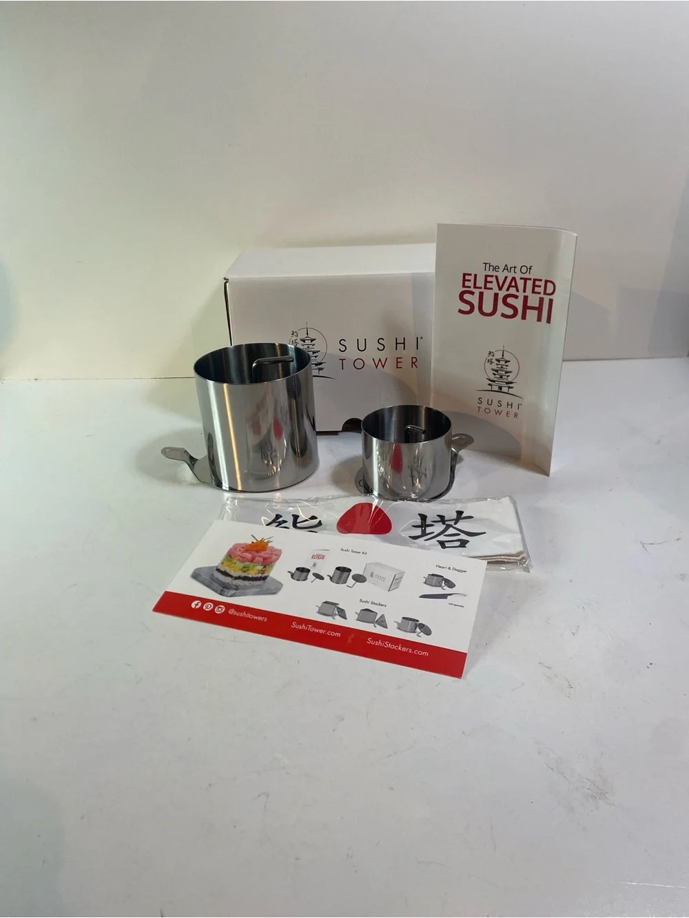Sushi Tower Original Kit Premium Stainless Steel Sushi Making Set